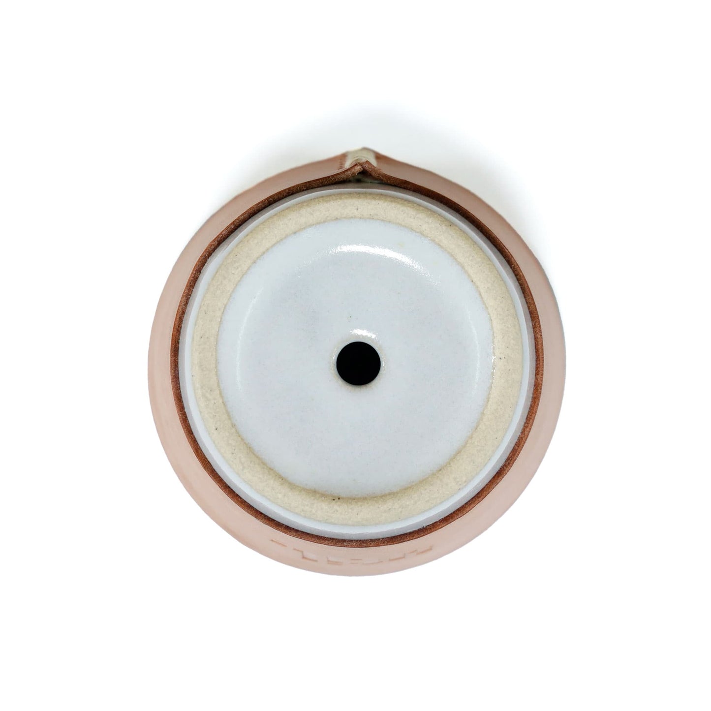 TENOHIRA POT 益子焼+LEATHER